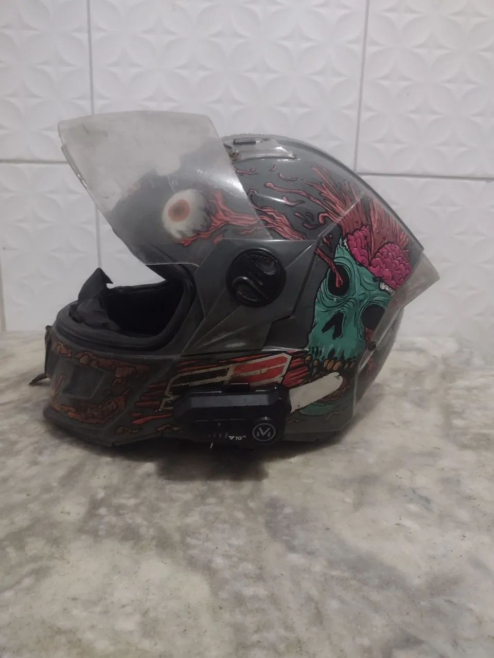 CAPACETE+ INTERCOMUNICADOR.