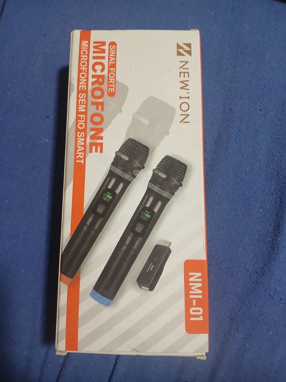 Par de microfone sem fio 