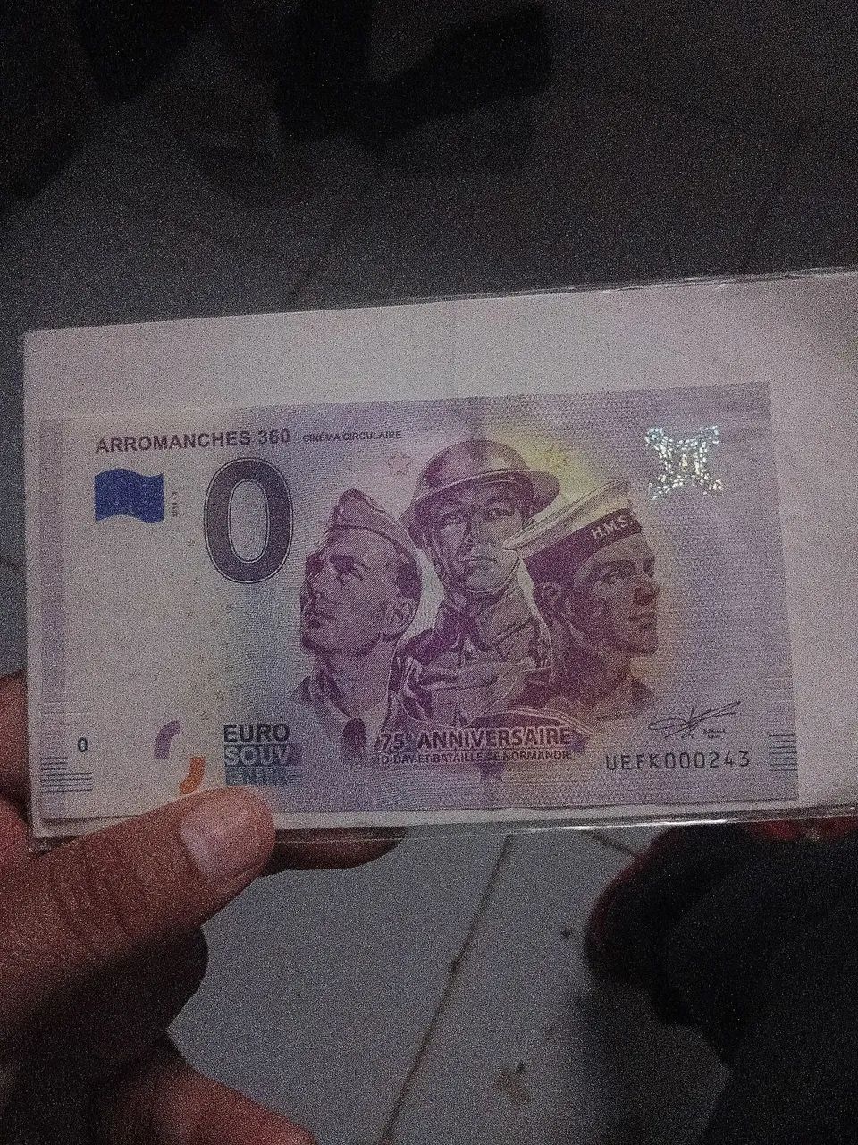 Nota zero euro