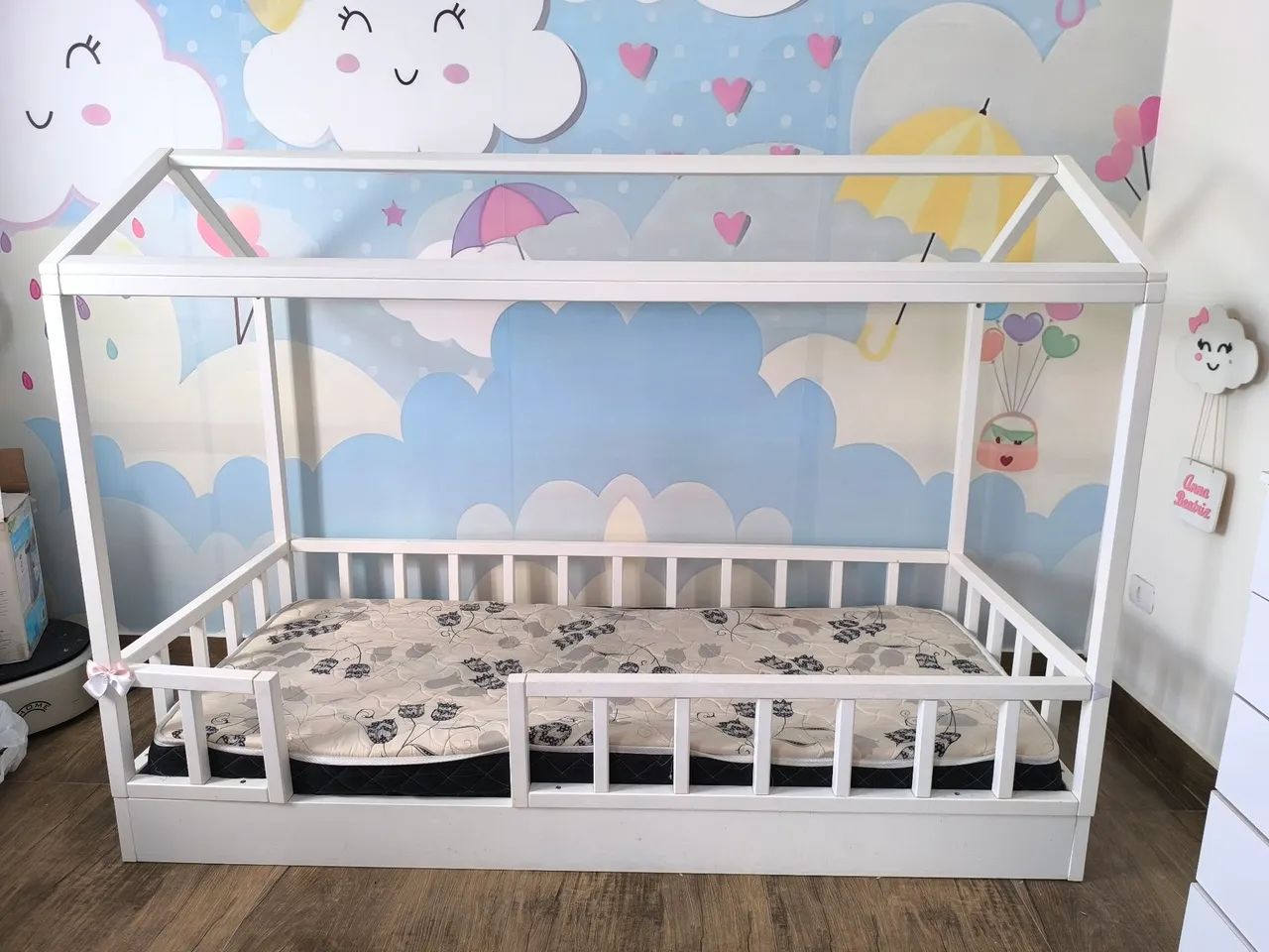 Cama Infantil Casinha com Colchão