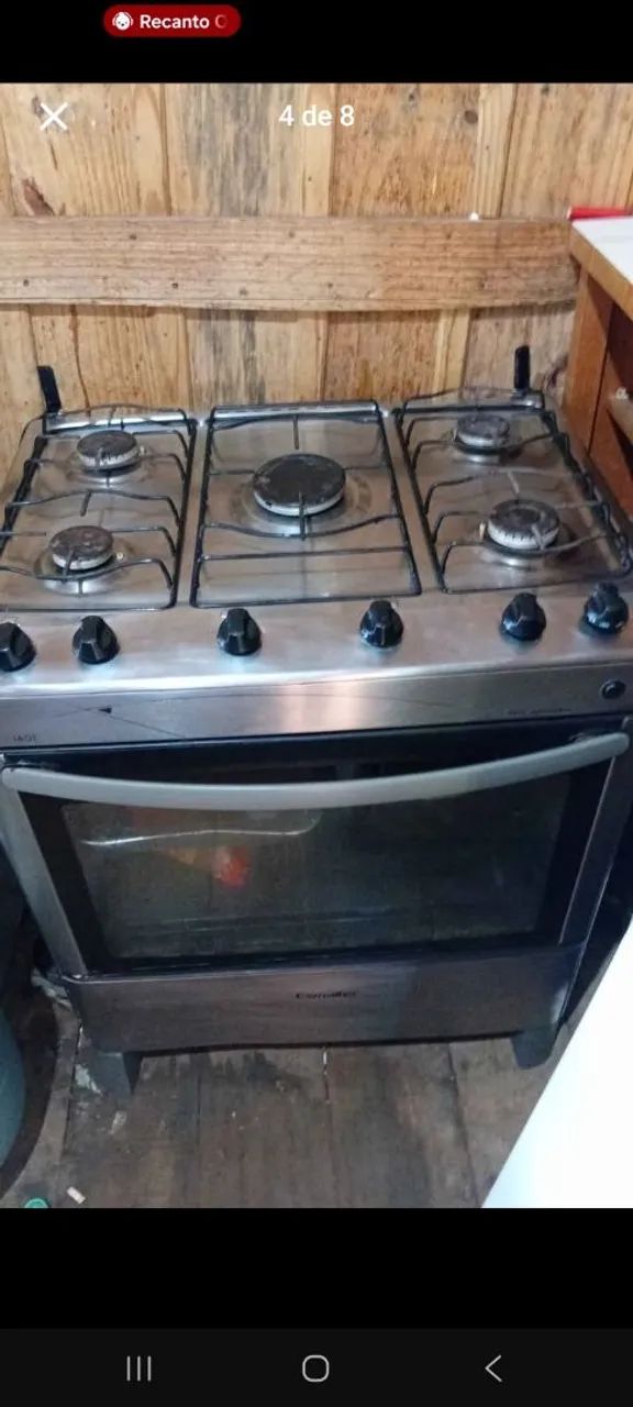Fogão de 5bocas de inox da Marca Esmaltec.. - Foto 5