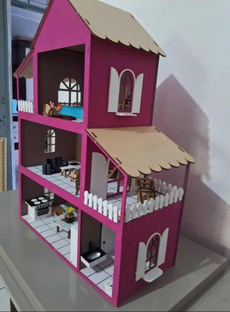 Casinha de boneca em mdf  - Foto 2