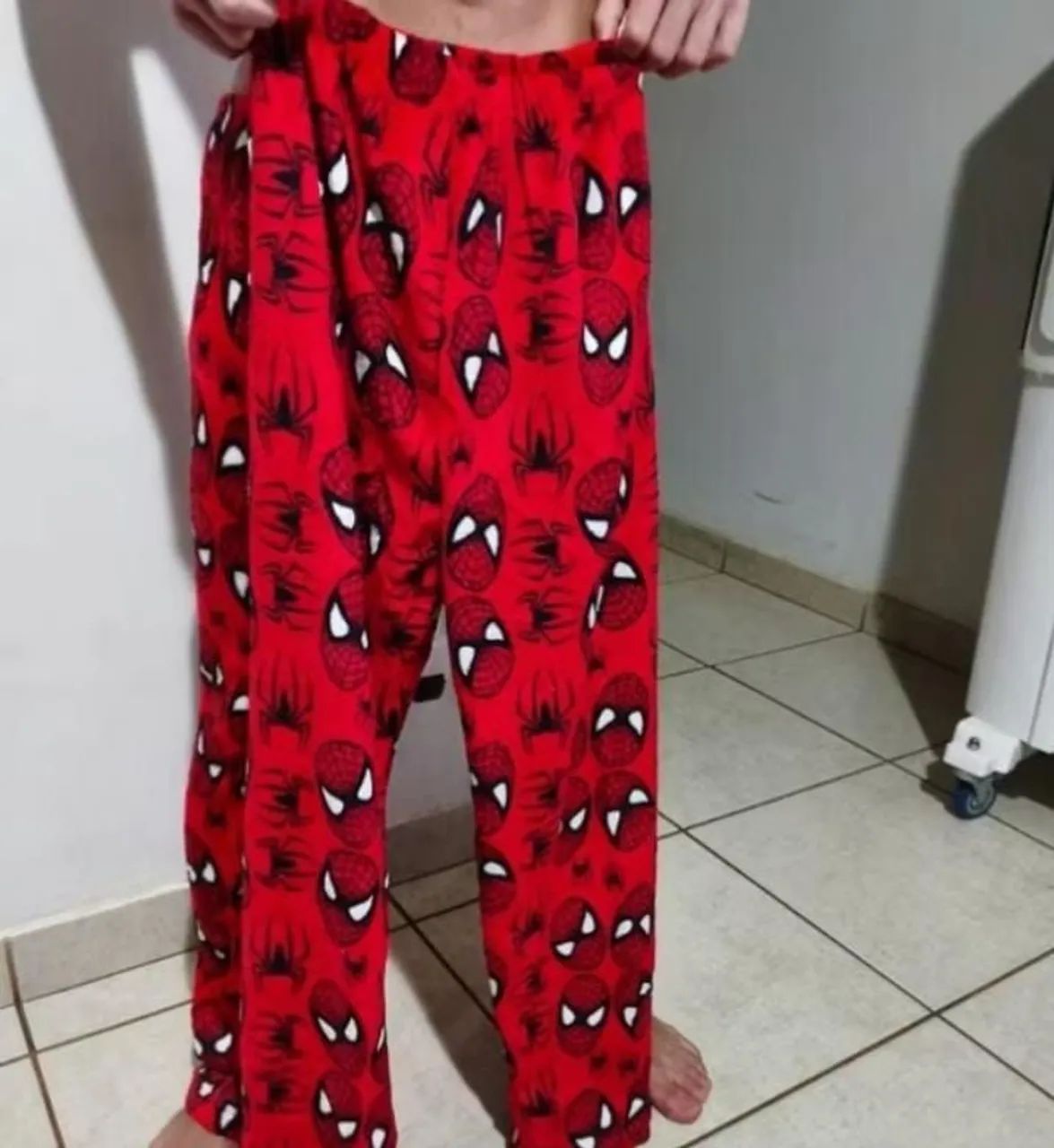 Calça moletom homem aranha 