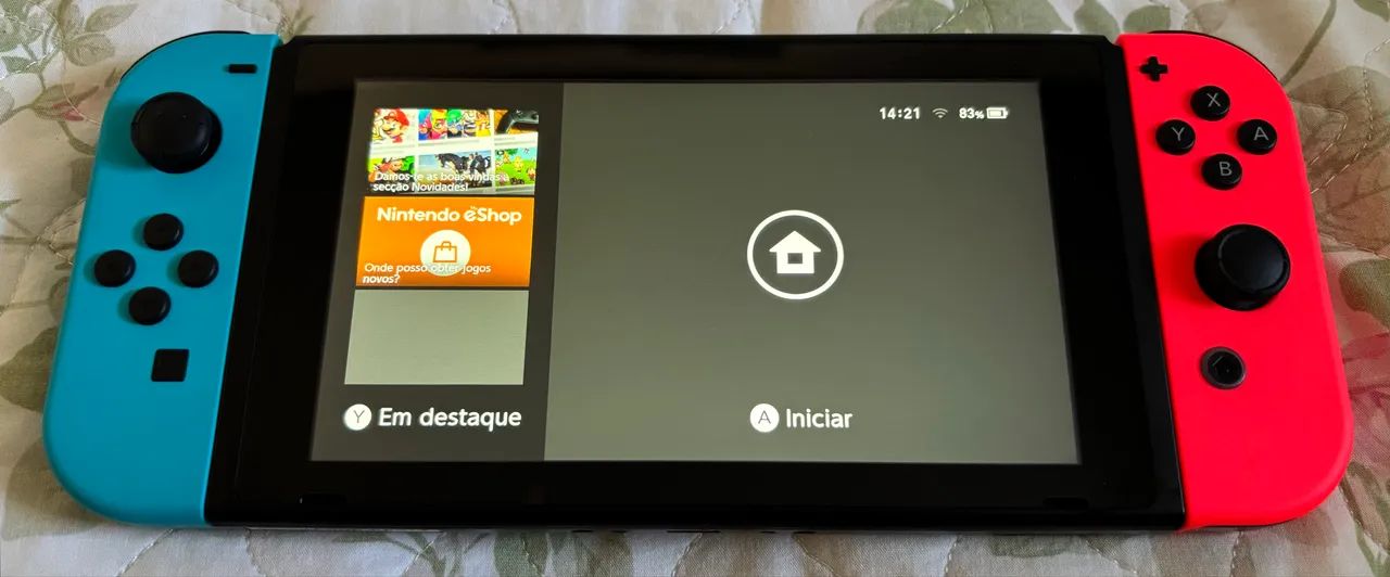 Console Nintendo Switch modelo V2 pouco usado com 32gb, possui caixa e etc  - Foto 3
