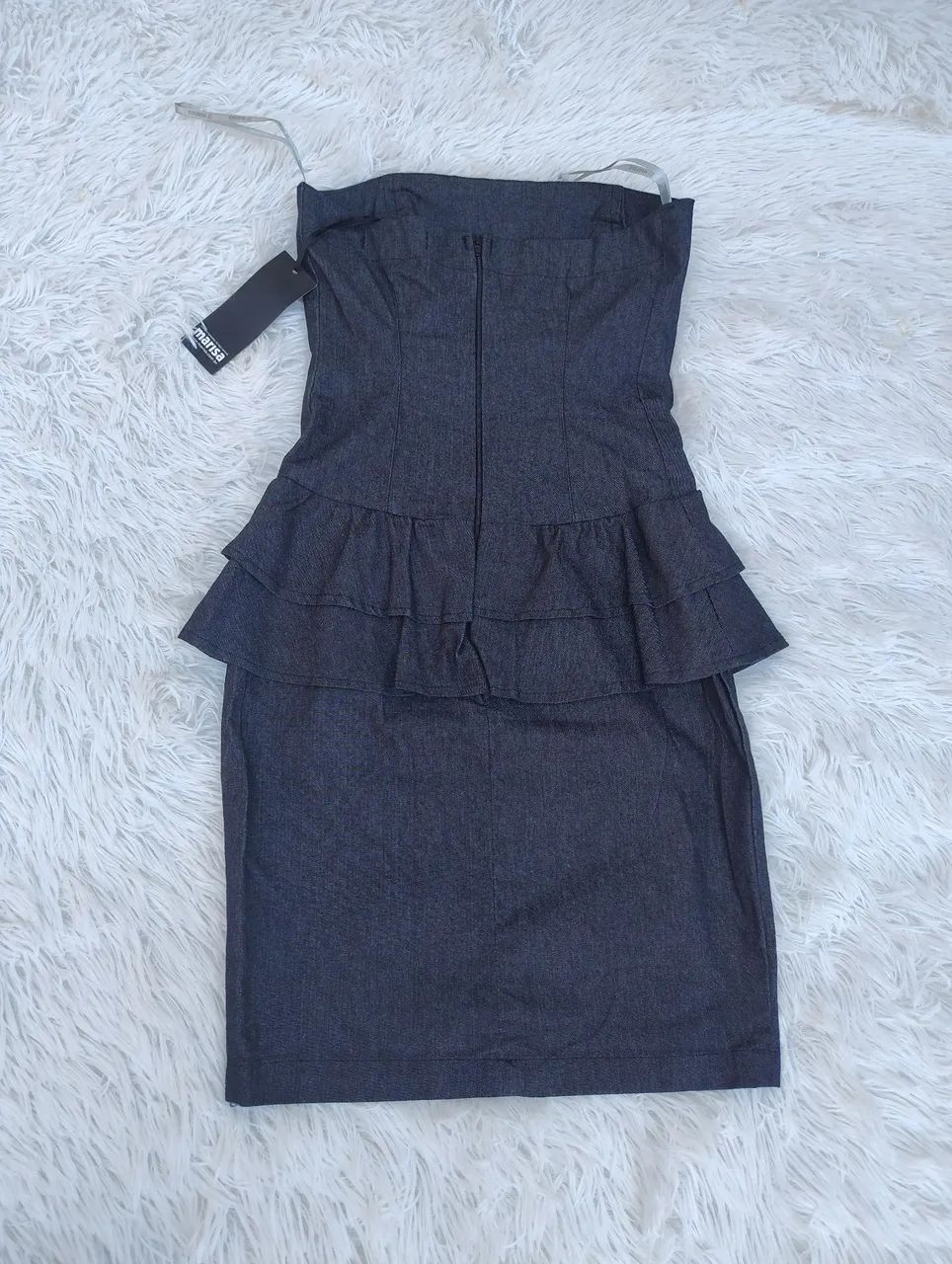 Vestido Jeans Tomara Que Caia 36 - Foto 3