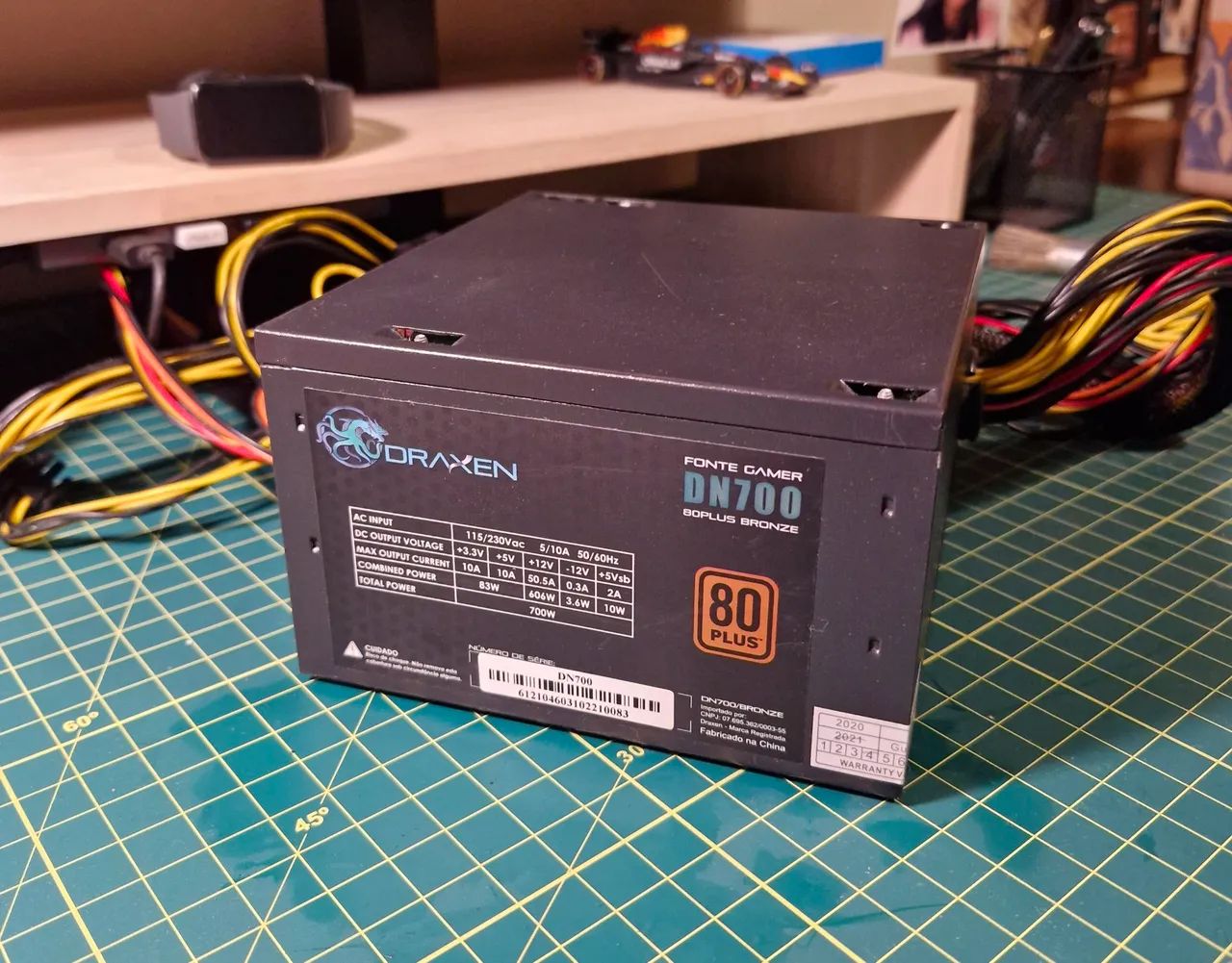 Fonte Draxen 700W 80 Plus Bronze
