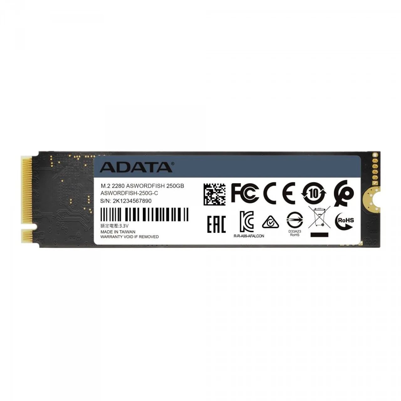 SSD ADATA NVME SWORDFISH 250GB