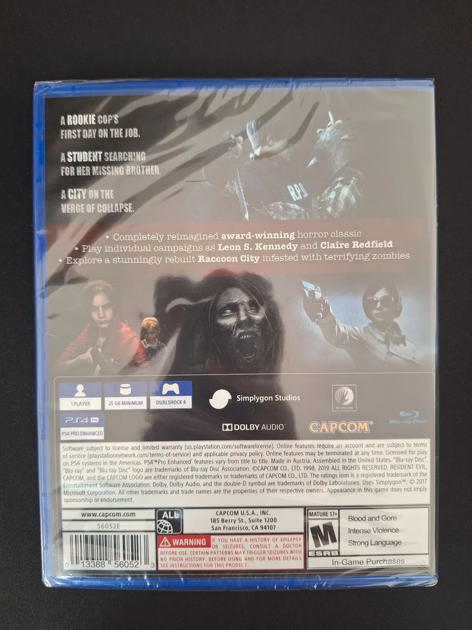 Resident Evil 2 Remake PS4 lacrado - Foto 2