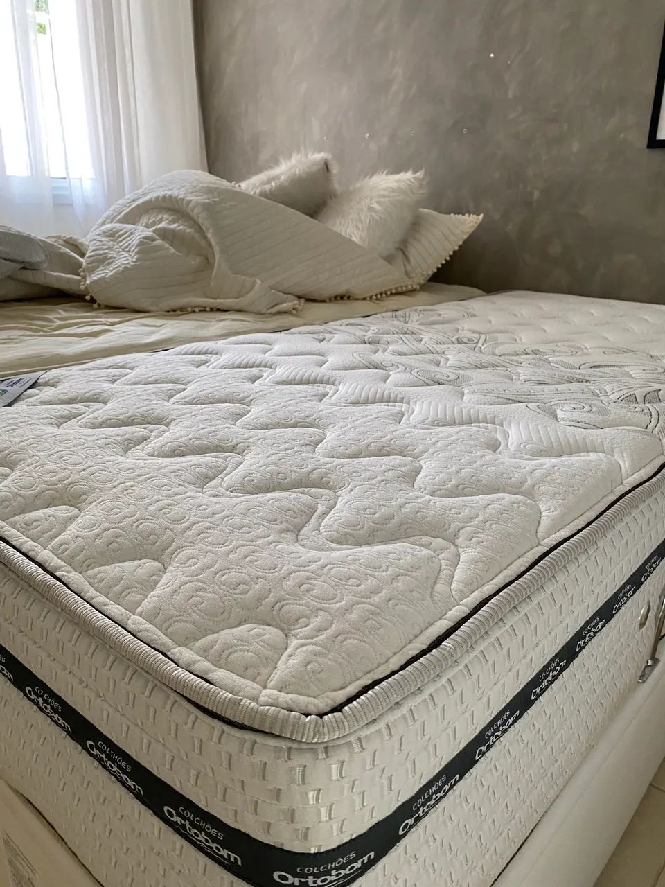 Cama box Ortobom semi nova  - Foto 4