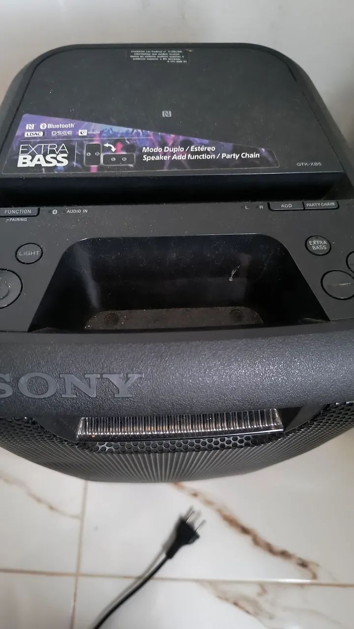 Caixa de som Sony gtk xb5  - Foto 5