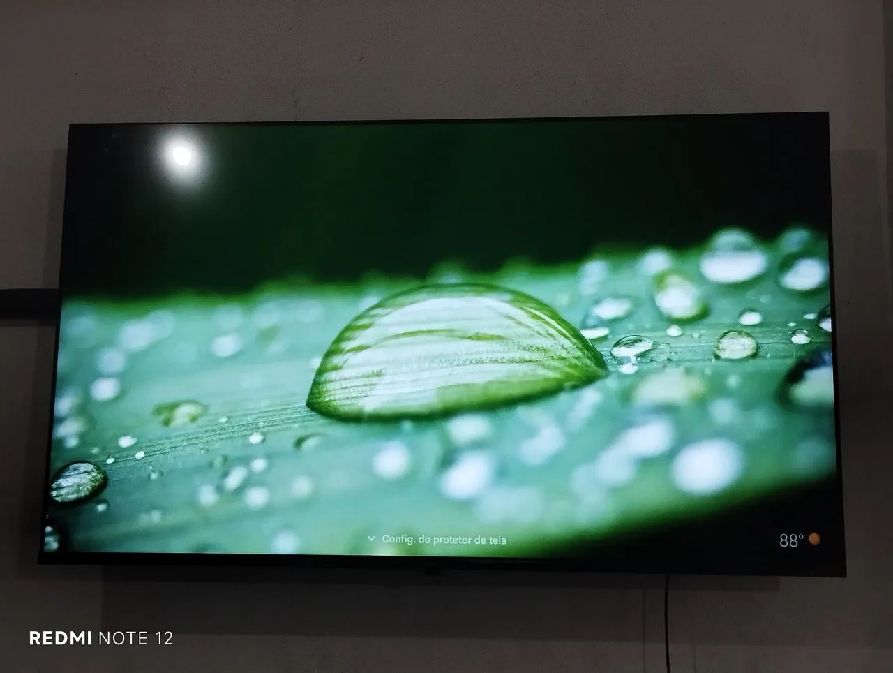 Tv de 50 polegada LED e smart Android 