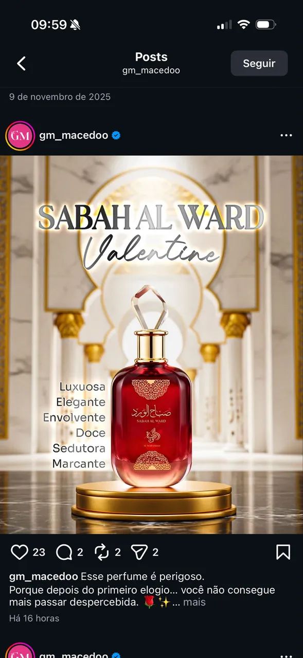 Sabah al Ward Valentine