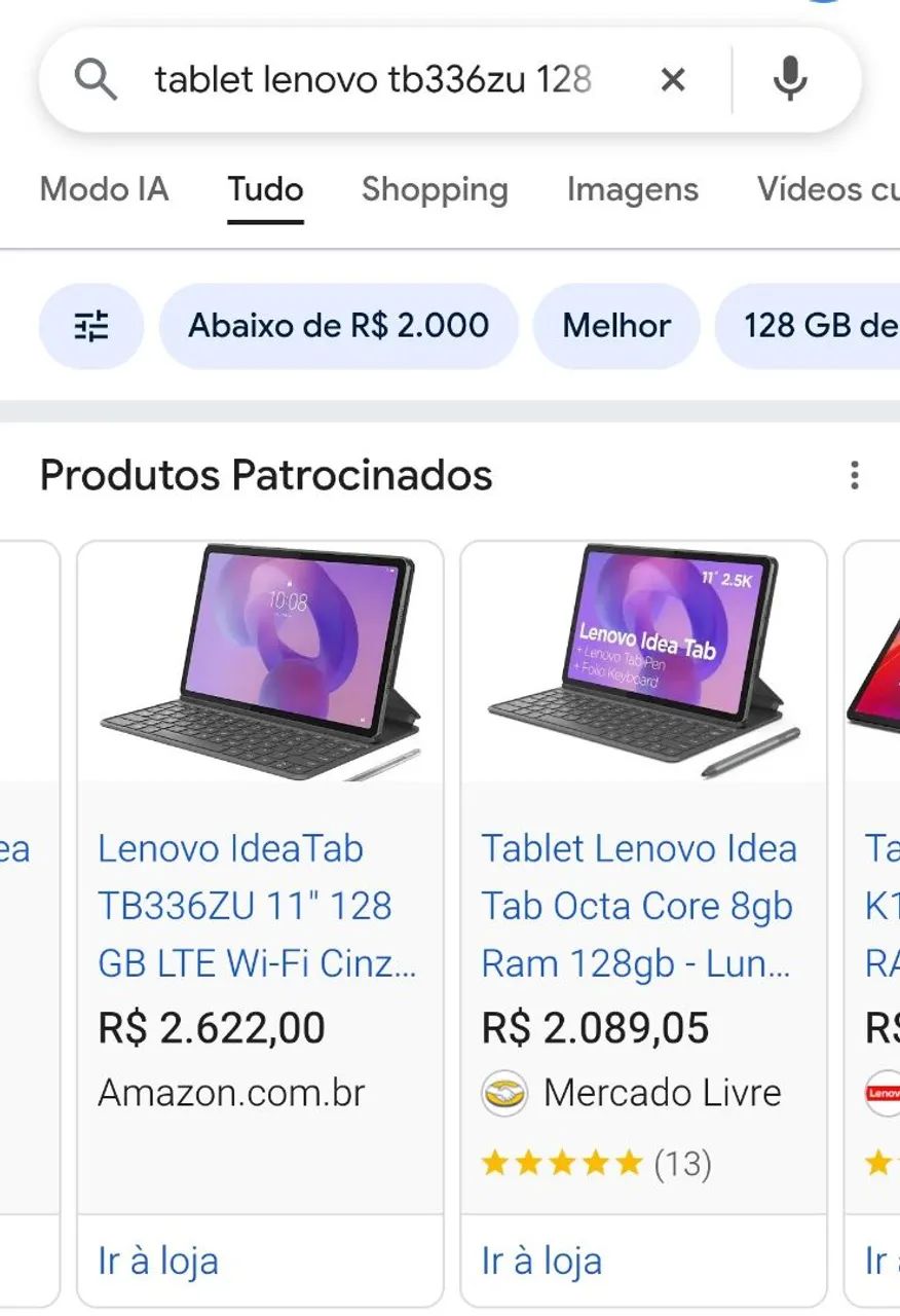 Tablet Lenovo 8GB 128GB + Caneta + Capa | Novo - Foto 3