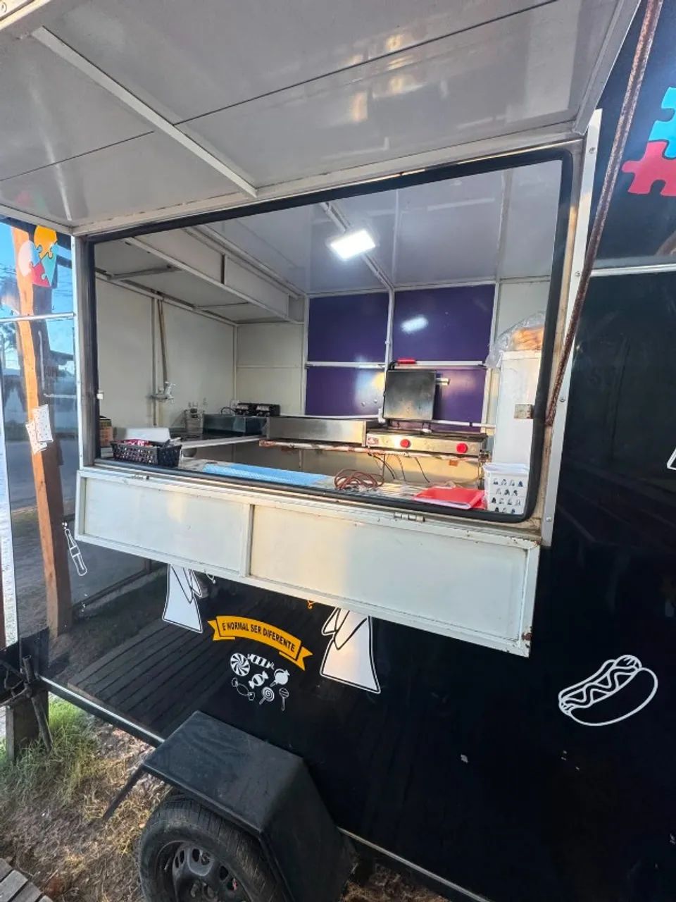 Trailer de lanche açaí churrasquinho - Foto 2