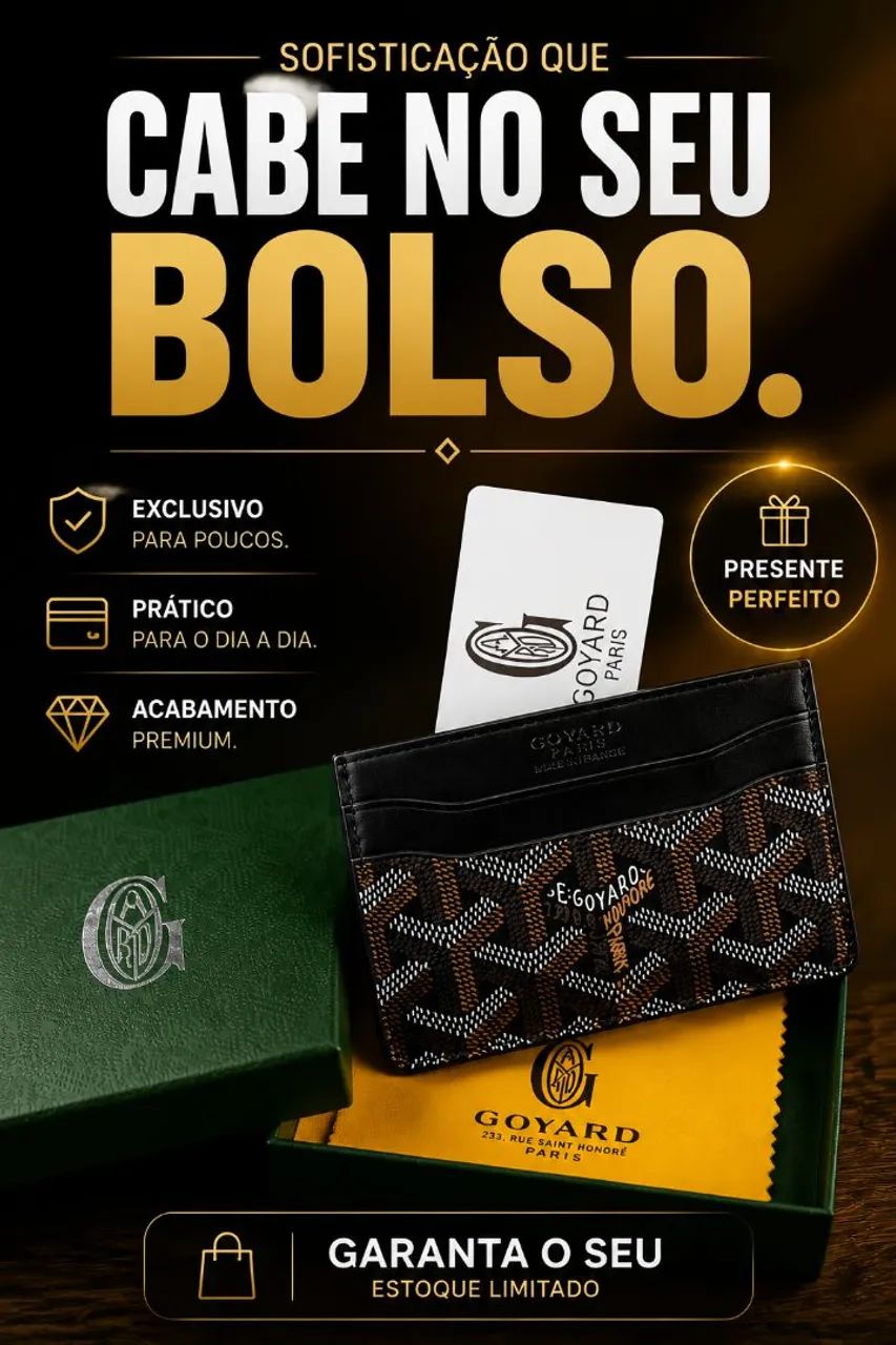 Porta Cartão Goyard