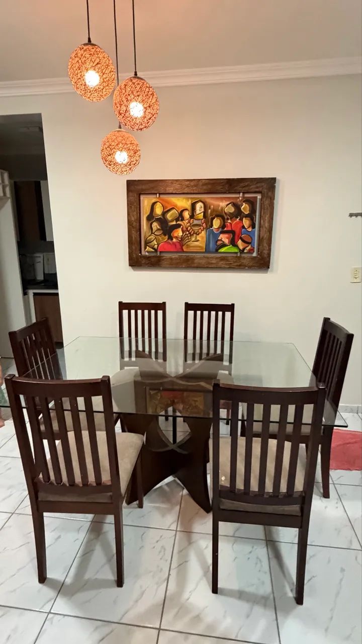 Mesa de jantar 6 cadeiras  - Foto 2