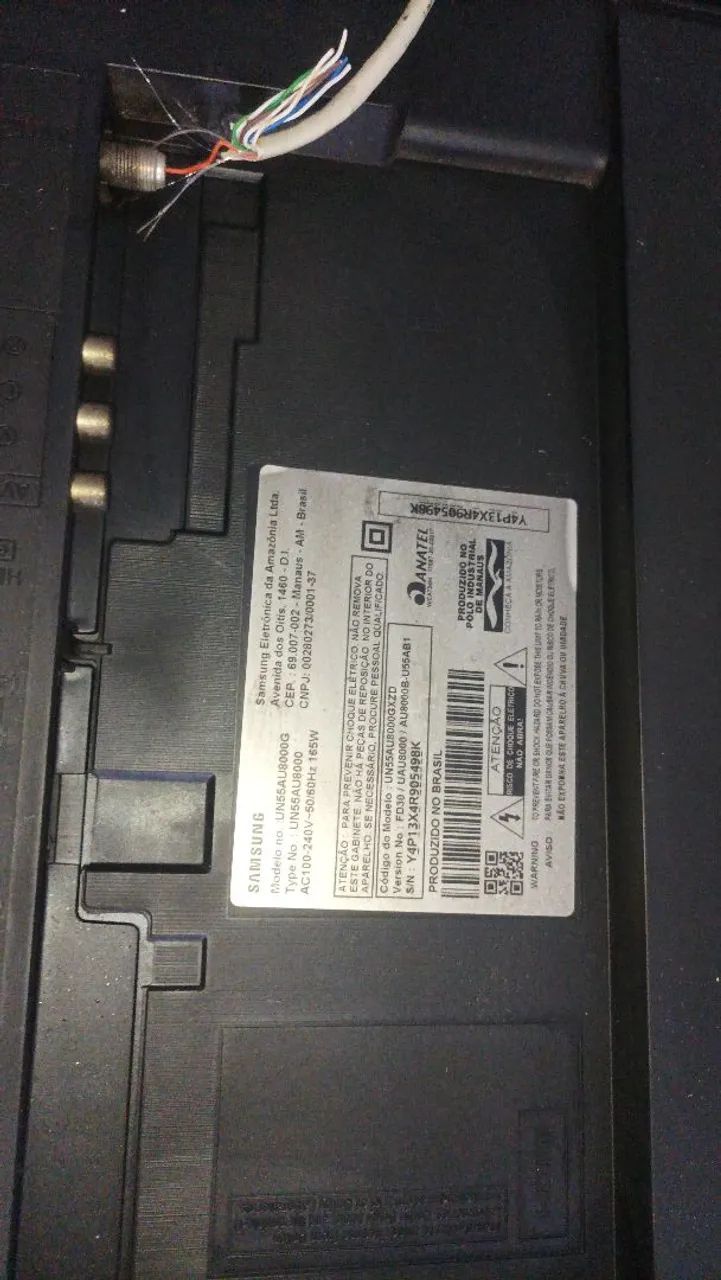  Vendo tv Samsung smart 55 polegadas com defeito  - Foto 4