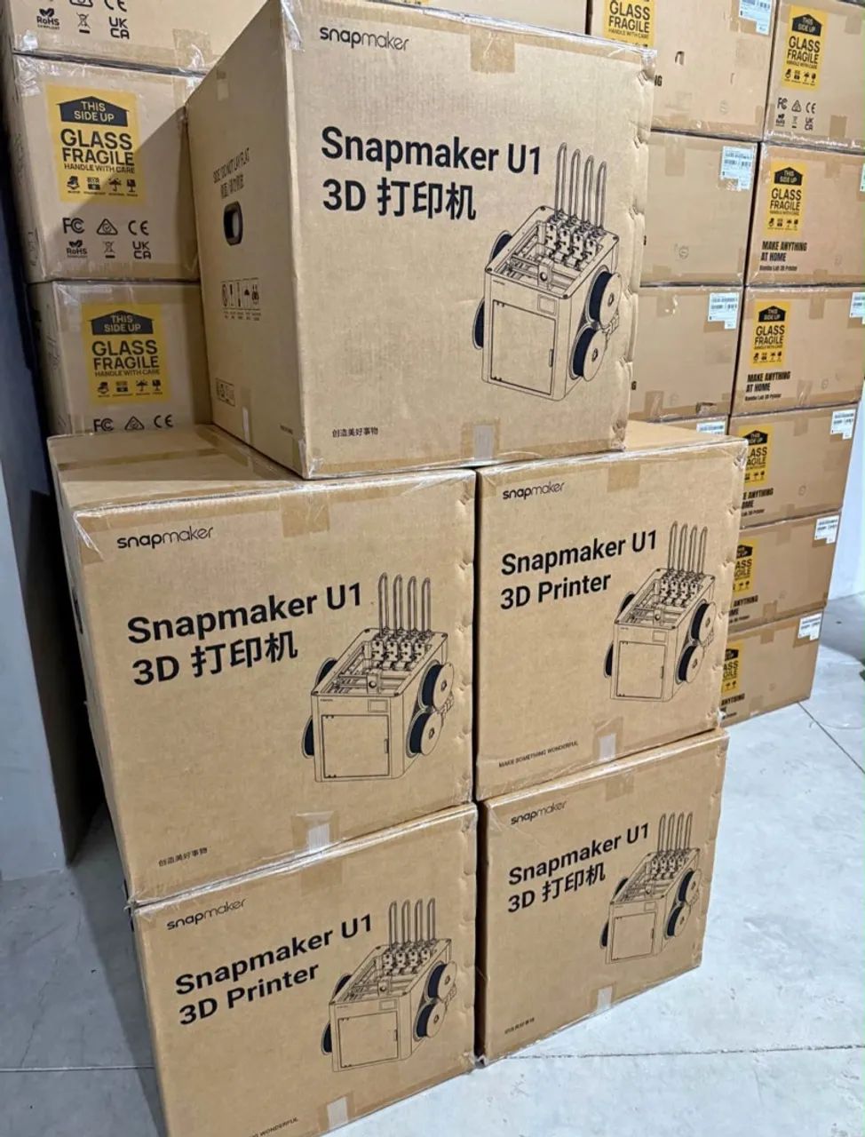 Impressora 3D Snapmaker U1 Nova Lacrada Multicolor