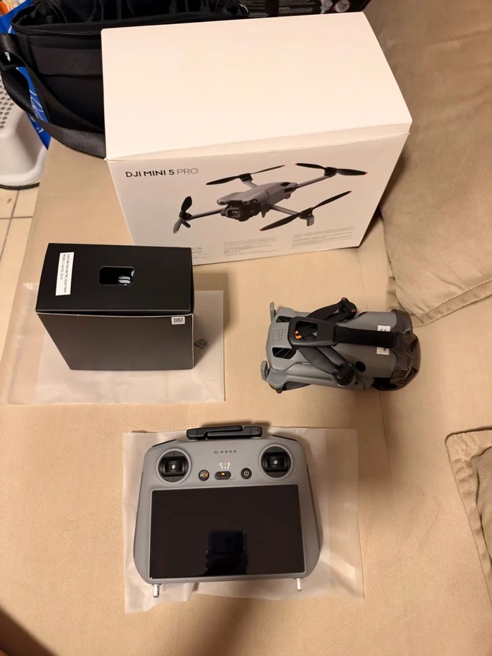 Drone novo Dji Mini 5 pro combo fly more plus 