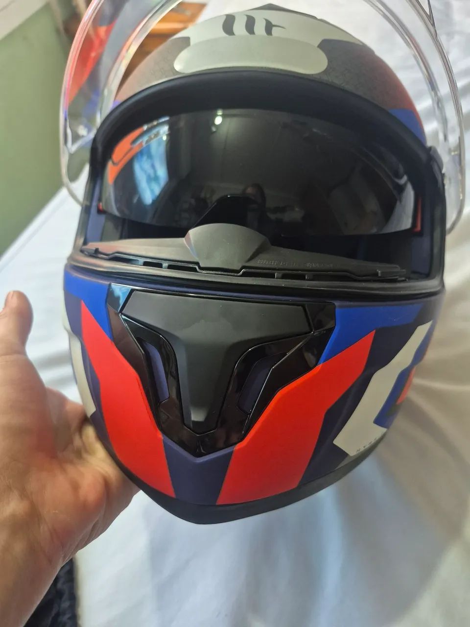 Capacete para motociclista novo número 60