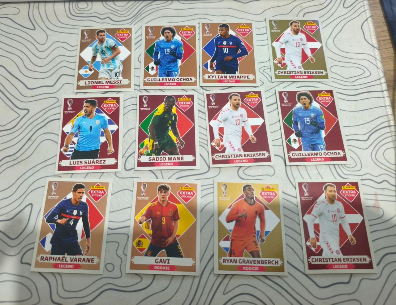 Figurinhas Legend 2022