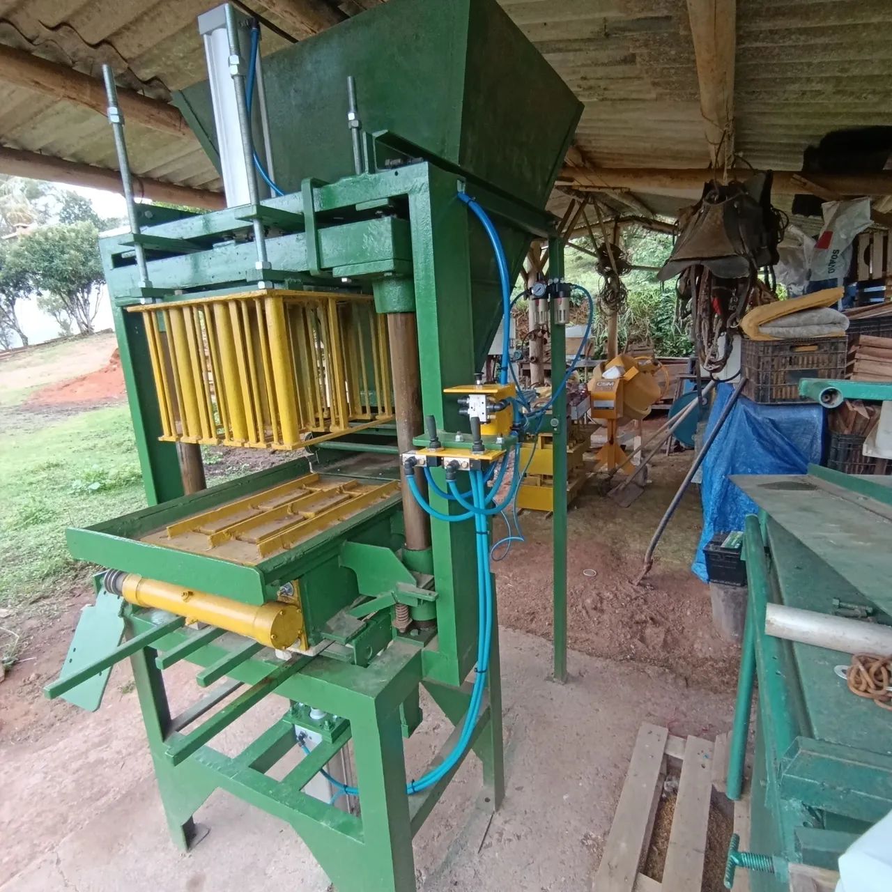 Máquina de Bloco Pneumática  - Foto 2