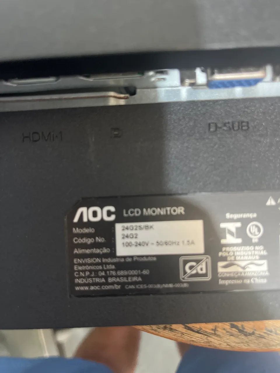 Monitor aoc gamer 24g2s/bk - Foto 3