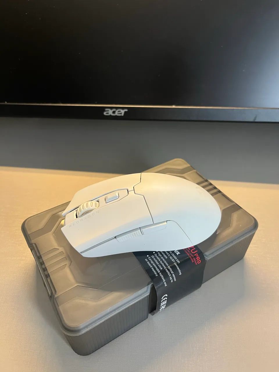 ? MOUSE GAMER REDRAGON FYZU PRO - BRANCO  