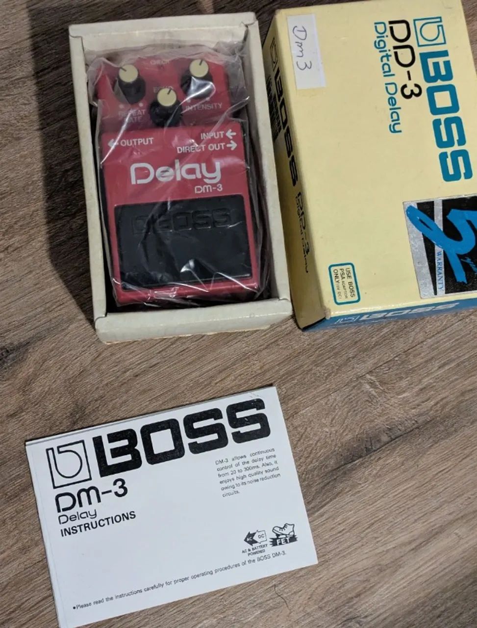 Pedal Boss Efeito Delay Dm-3 Japan Excelente Estado - Instrumentos