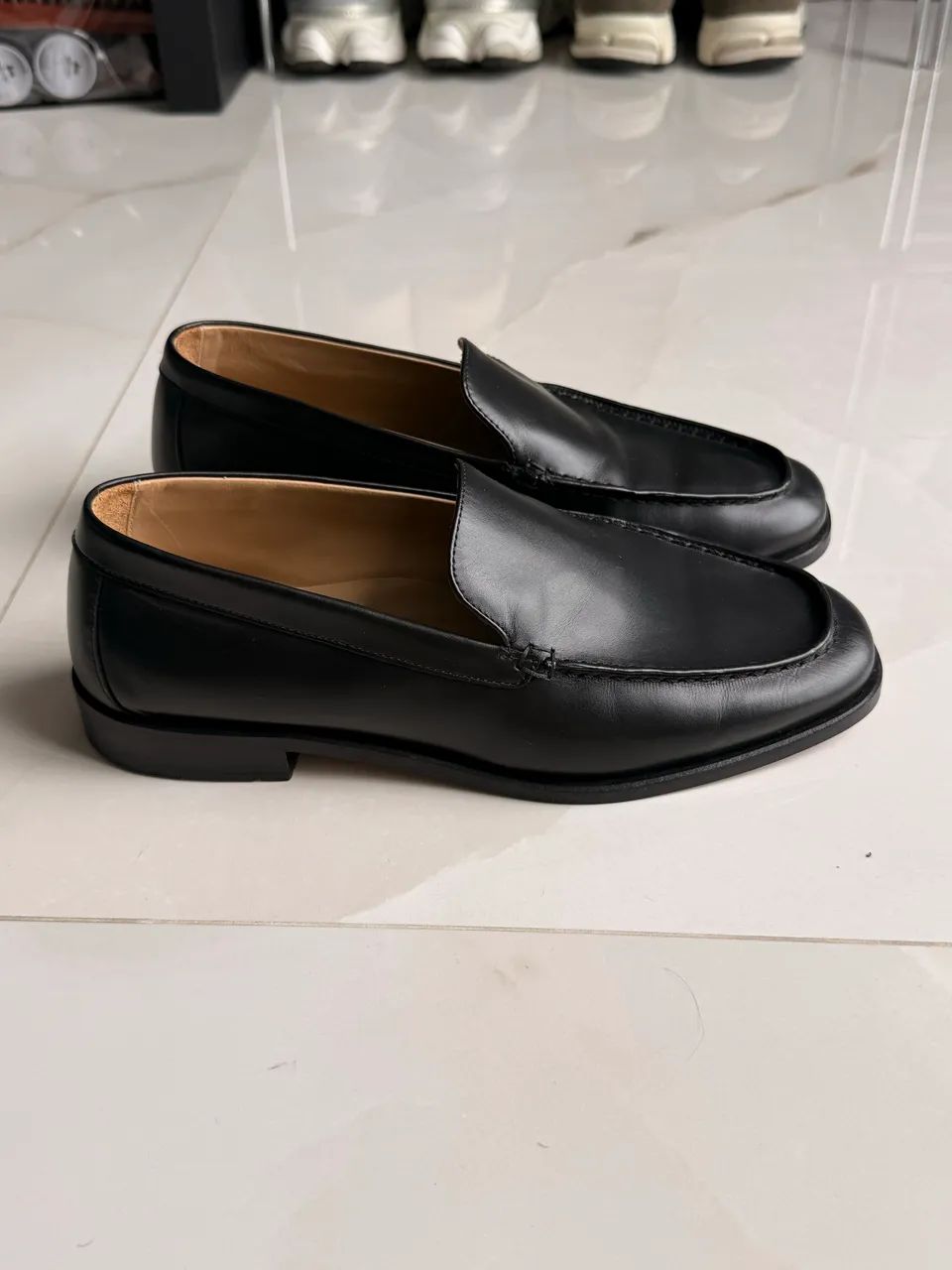 Loafer de couro legítimo - Zara Man