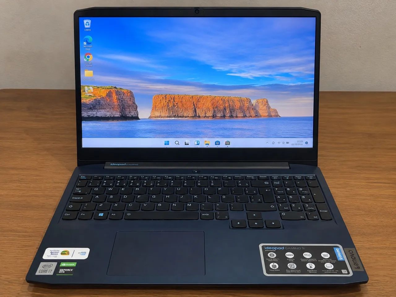 Notebook gaming I7 16gb, GTX 1650, SSD 500gb - Foto 3