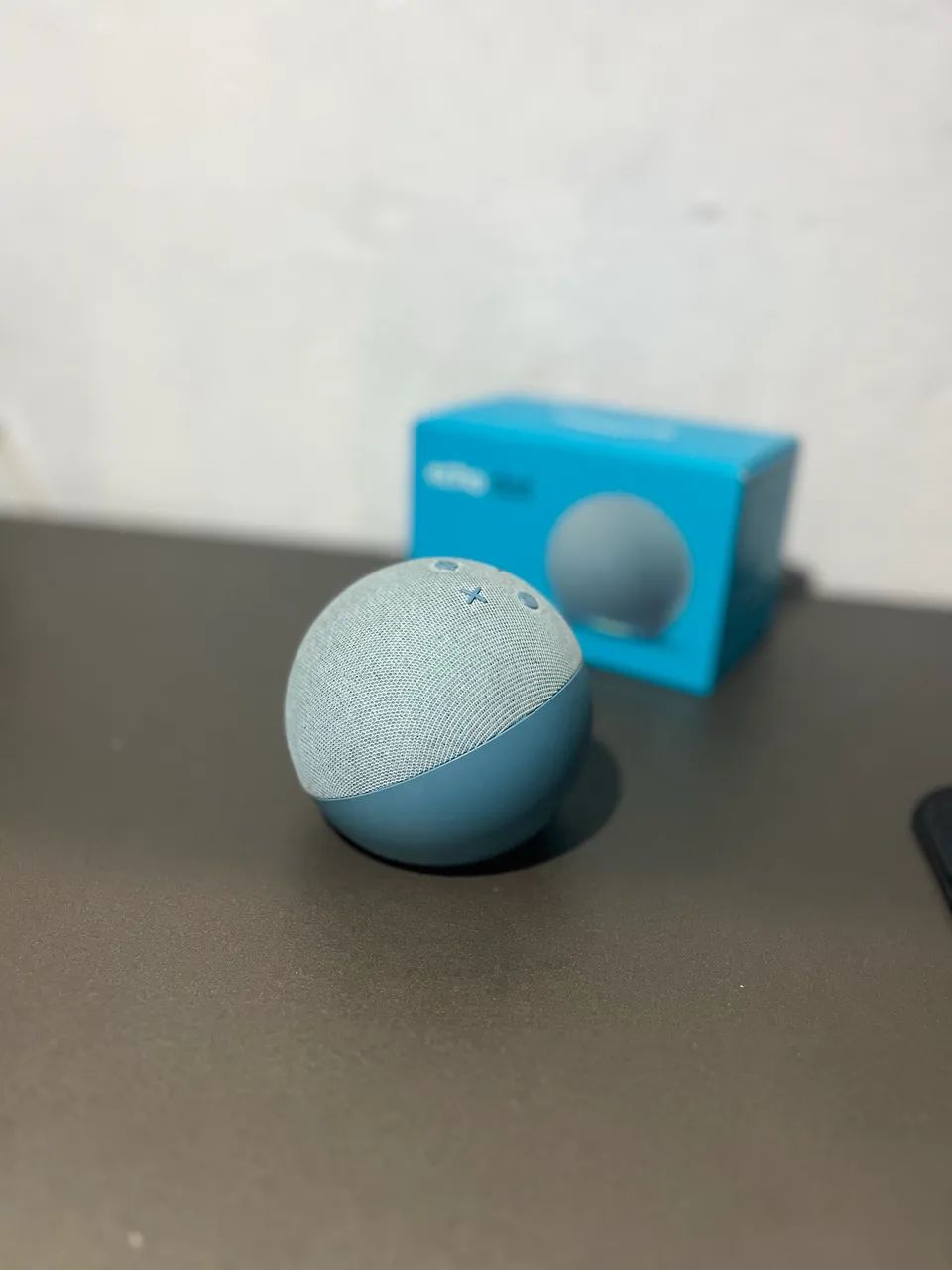 Amazon Echo Dot de 4.ª Geração (na cor azul/cinzento-azulado). - Foto 3