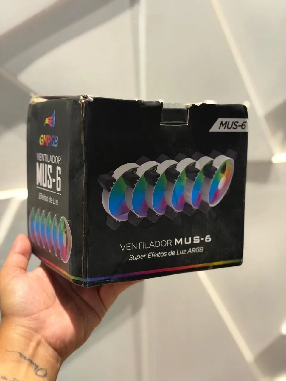 Kit com 6 Coolers Fans RGB/ARGB    - Foto 2