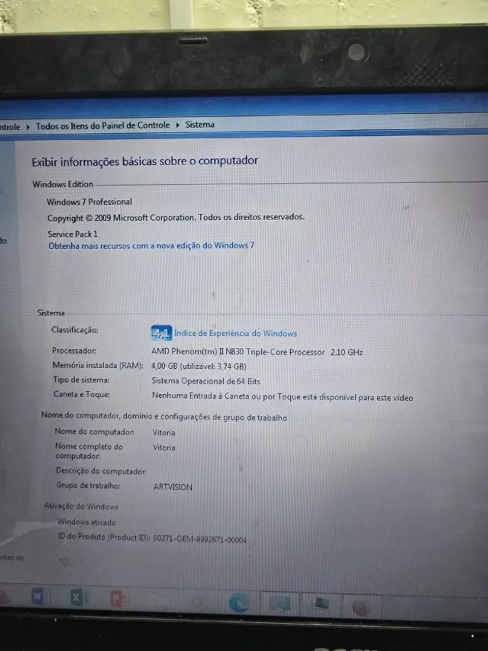 Notebook Asus funcionando com detalhes LEIA - Foto 3