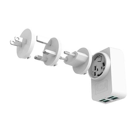 Carregador AC/USB Universal UC-420WH C3T Usb Com 4 Portas 4.2a Carregamento Rapido - Foto 2