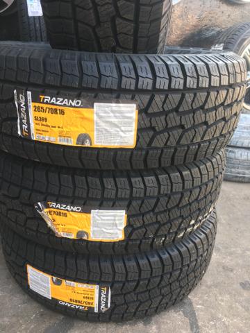Pneus Trazano 265/70R16 NOVO