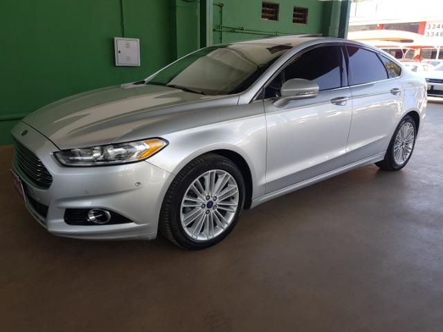 Ford fusion titanium awd 4x4 automatico 2014/2015 prata completo + teto-solar