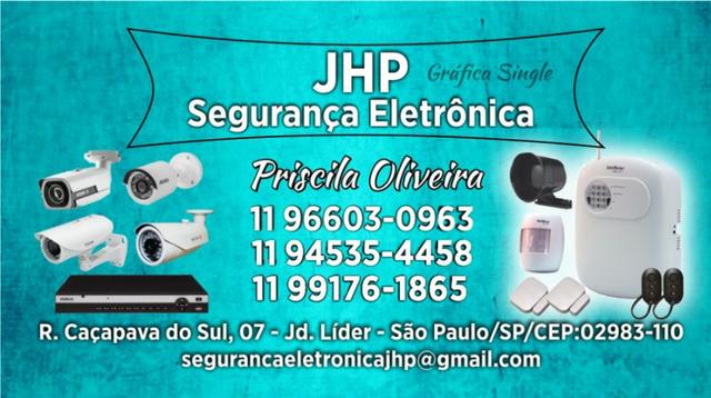 Instalação de câmeras e alarme