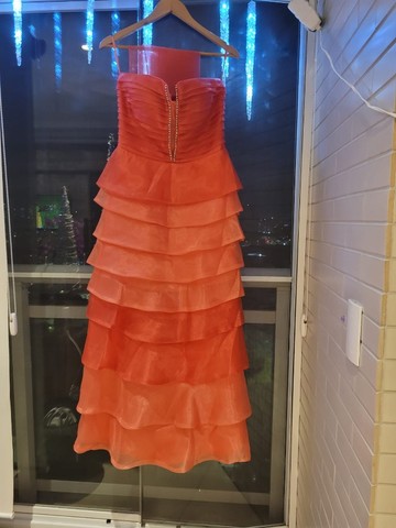Vestido de Festas Laranja - Foto 2
