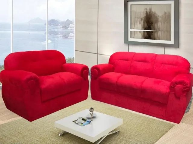 SUPER OFERTA SOFÁ DOIS E TRÊS LUGARES APROVEITE!!! LO54 - Foto 2