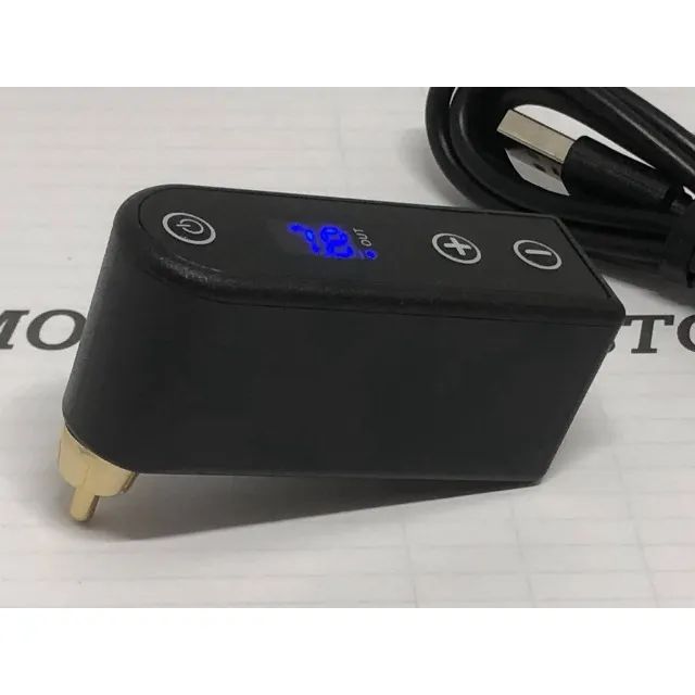 Fonte Tattoo Sem Fio Wirelles Rca para máquinas de tatuagem Bateria 2000 mah - Foto 3