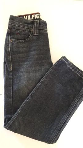 Calça Jeans Infantil Tommy Hilfiger Straight ( Original) Freedom tam 7 - Seminova ótima - Foto 5