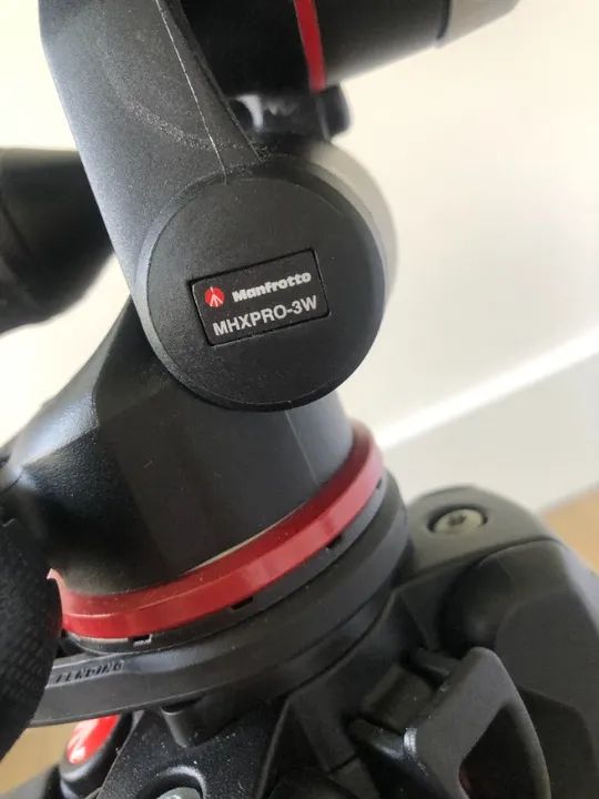 Conjunto Manfrotto Tripé Mt05555xpro3 + Cabeça Mhxpro-3w - Foto 6