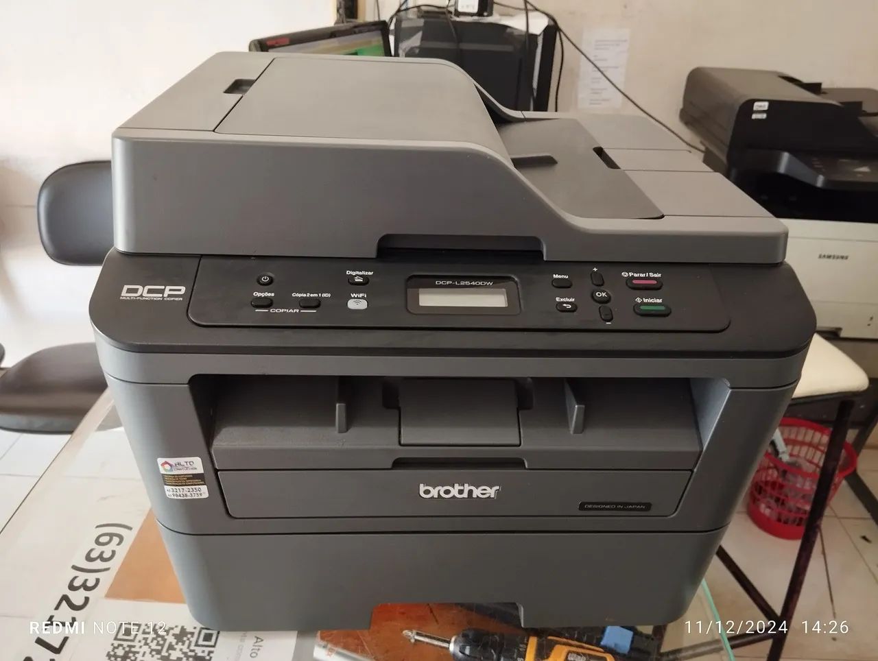 Impressora Multifuncional Brother DCP-L2540DW - Foto 2