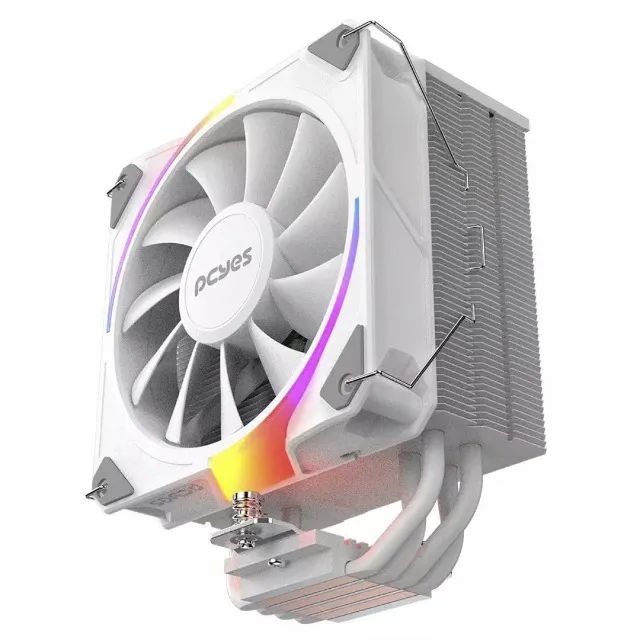 Air Cooler PCYES Frost Pulse White Ghost ARGB 120mm Intel/AMD LGA 1700 | AM5 - WZetta - Foto 6