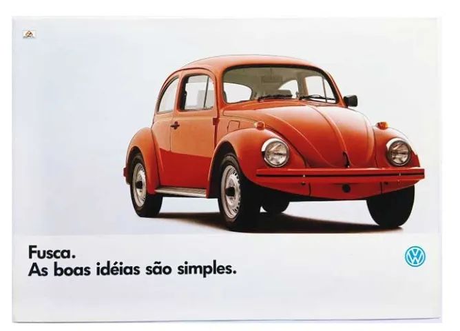 Catálogo, folder Fusca Itamar 1994