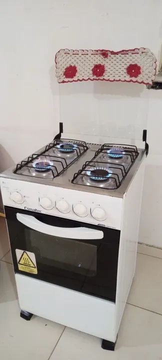 FOGÃO ESMALTEC BALI SEMINOVO. ENTREGO - Foto 4