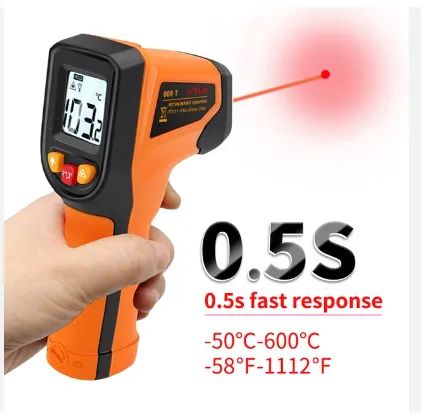 Termômetro Digital Industrial -50 A 600°c Temperatura, medir, Brinde Pilhas - Foto 4