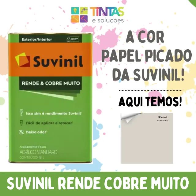 Tinta Suvinil Papel Picado