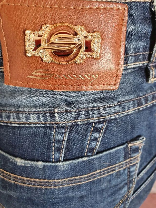 Calça sawary tam 40 com elástano  - Foto 4